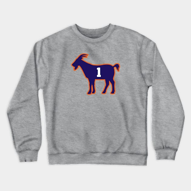 PHX GOAT - 1 - Orange Crewneck Sweatshirt by KFig21